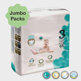 INNHJ-PAR-001 MODEL WHOLESALE NEWBORN MINI MIDI MAXI JUNIOR EXTRA LARGE FLEXIBLE UNISEX PREMIUM ABSORBENT DIAPERS